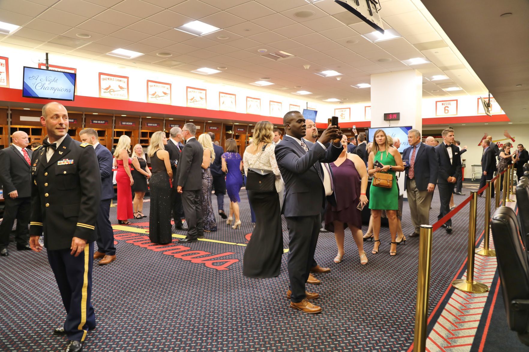 Cardinals Locker Room